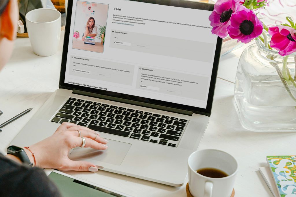 Ideantia Estudio creativo. Portal del Cliente de branding